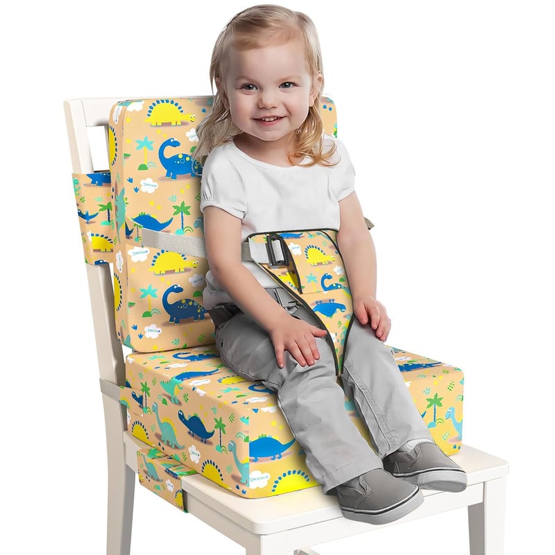 Redcoutt Booster Seat for Dining Table, Toddler Booster Seat for Dining Table with Safety Buckles, Anti-Scratch Easy Cleaning Toddler Seat for Table - Image 1